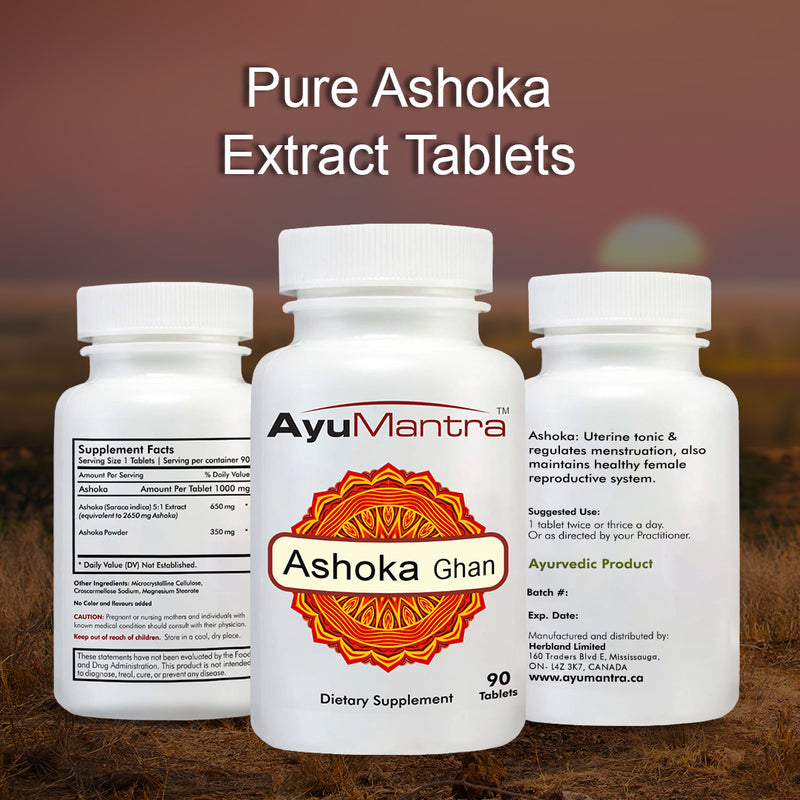 Ashoka Ghan Tablets (Saraca Indica)