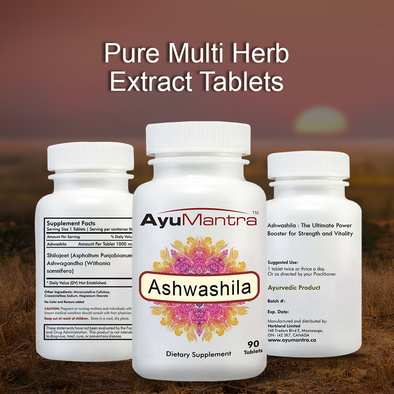 Ashwashila  (Shilajit+Ashwagandha) Tablets