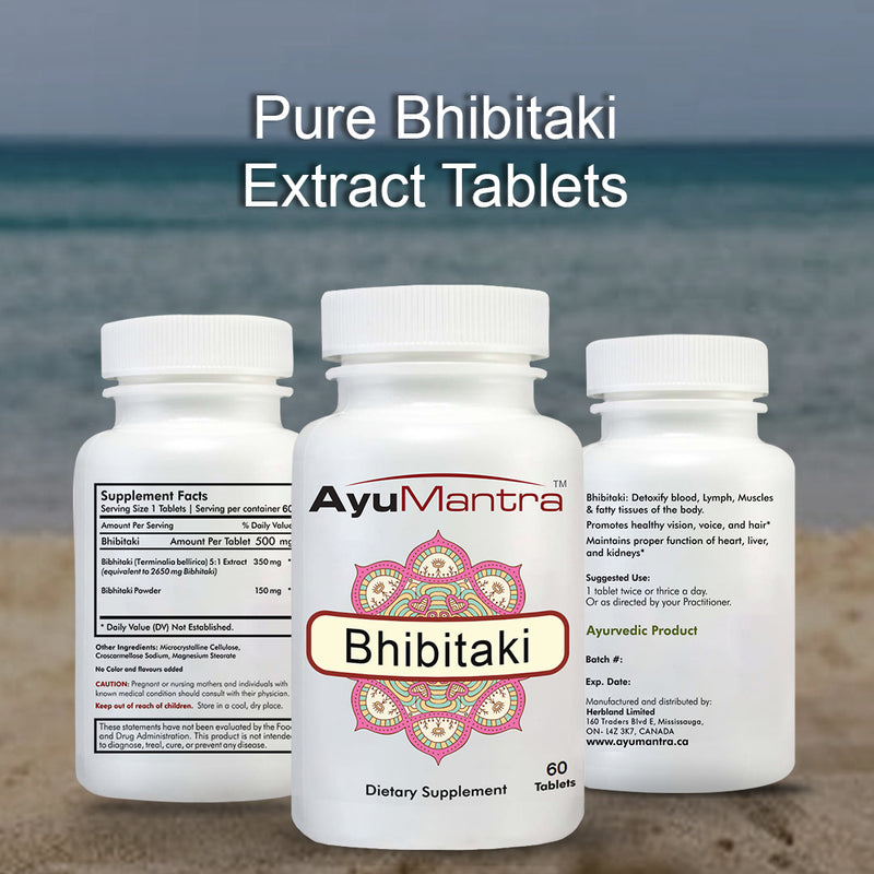Bhibitaki Tablets (Terminalia bellirica)