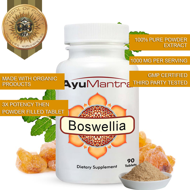 Comprimés de Boswellia (Boswellia serrata)