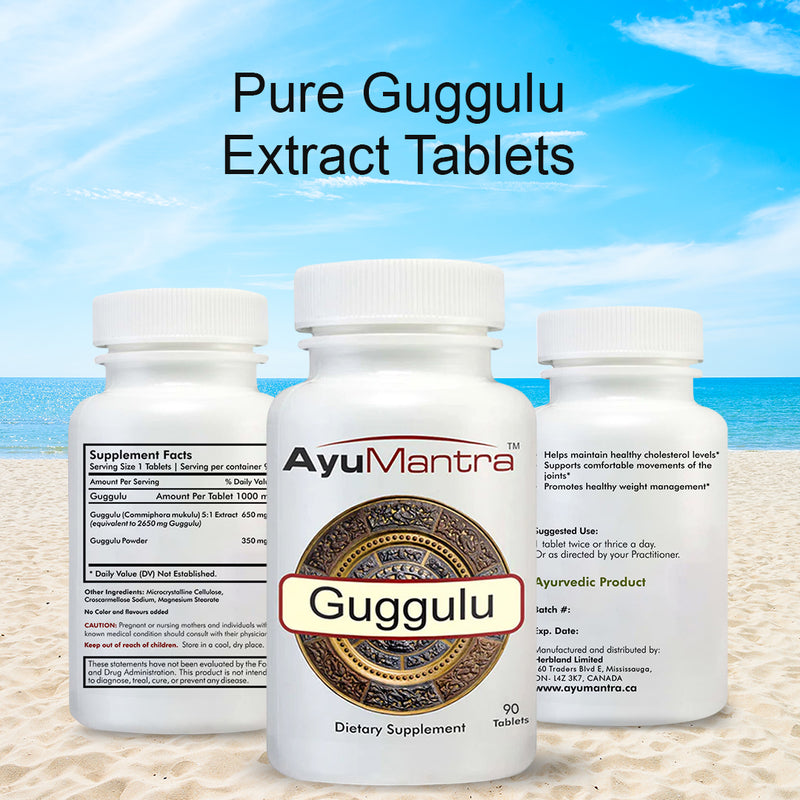 Guggulu Tablets (Commiphora wightii)