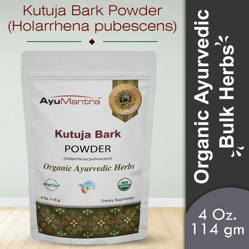 Kutuja Bark Powder ( Holarrhena pubescens )