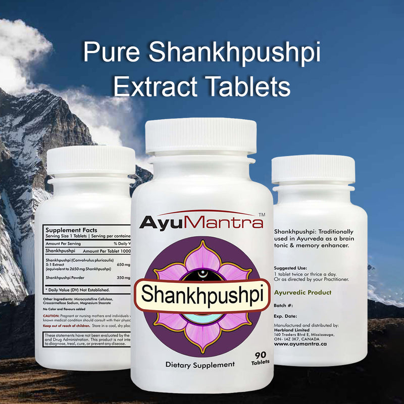 Shankhpushpi Tablets (Convolvulus Pluricaulis)
