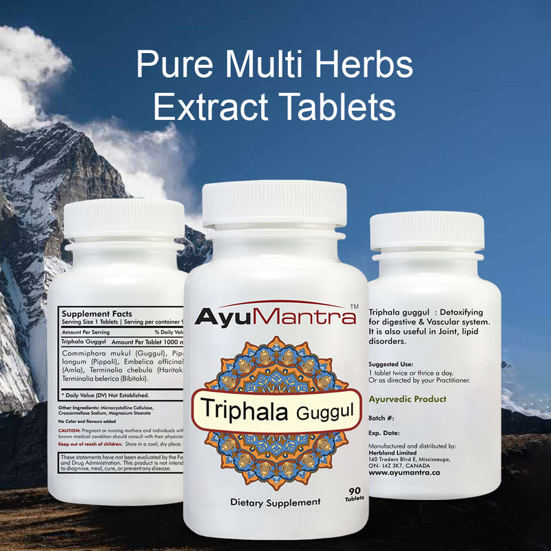 Triphala Guggul Tablets (also known as Trifla)